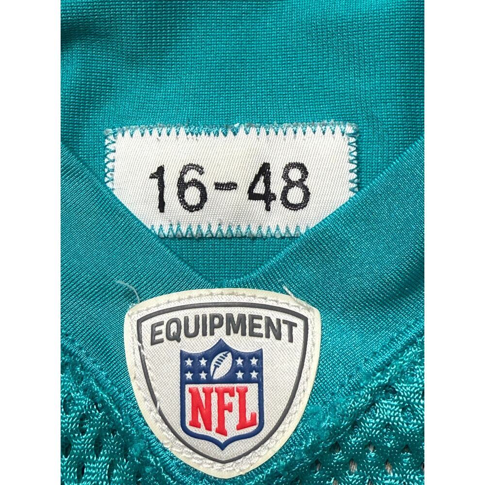 #61 MIAMI DOLPHINS GAME AQUA NIKE PRACTICE JERSEY sz 48 - Picture 6 of 9